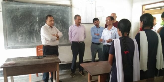 Regular School Inspection at Jugal High School, Kawoi Mari