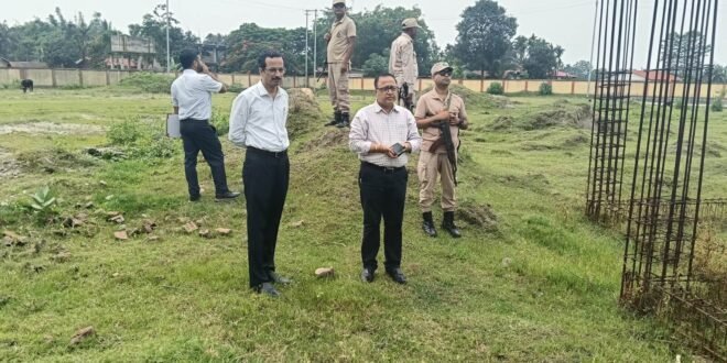 District Commissioner Inspects Proposed Site for Tezpur Science Centre at Dolabari