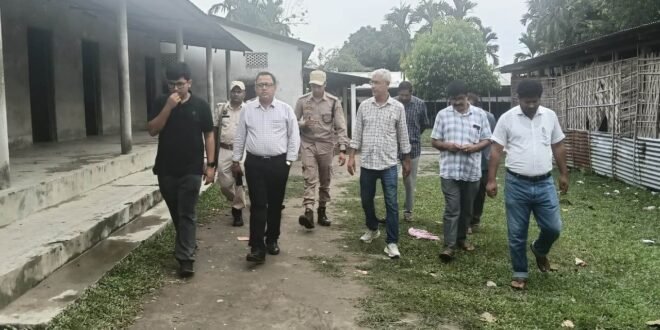 School Inspections in Sonitpur: District Commissioner Shri Ananda Kumar Das Reviews Infrastructure and Functioning