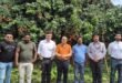 Sonitpur District Commissioner Ananda Kumar Das and agricultural experts inspecting litchi trees at Poruwa garden ahead of the Tezpur Litchi Festival 2026.