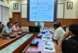 Sonitpur DC Ananda Kumar Das chairing the DDMA review meeting with district officials.