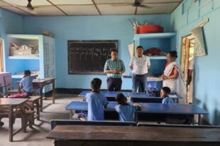 Sonitpur DC Inspects Kusumdeka Swarni LP School in Parmaighuli