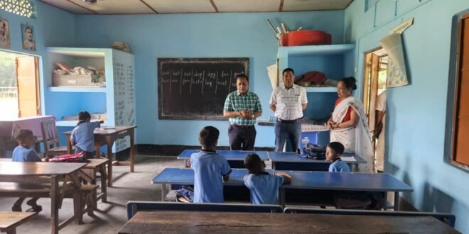 Sonitpur DC Inspects Kusumdeka Swarni LP School in Parmaighuli