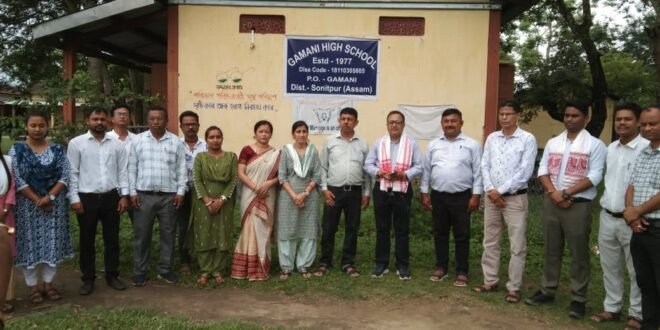 District Commissioner Visits Gamani High School Interacts with Students