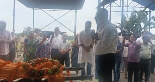 Padma Shri Gita Upadhyay was laid to rest with full state honors.