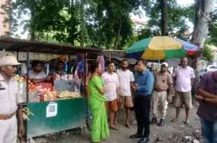 District Commissioner Inspects Site for Proposed Road Widening Near TMCH