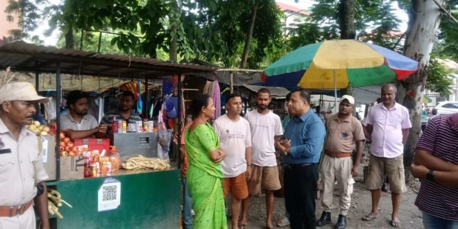 District Commissioner Inspects Site for Proposed Road Widening Near TMCH