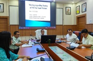 District Commissioner Chairs Meeting on Floating of NIT for Sand Mahals