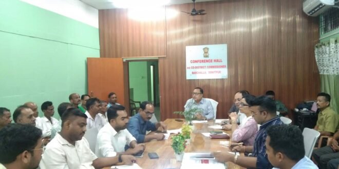 District Commissioner Reviews Progress of Farmer Registration in Sonitpur