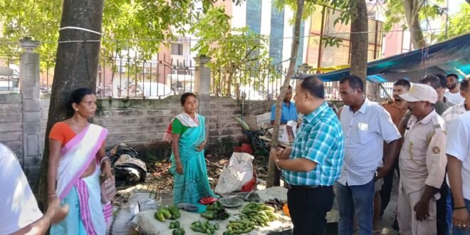 District Commissioner Inspects Proposed Site for Bus Stand, Auto Stand & Vendor Spaces Near TMCH