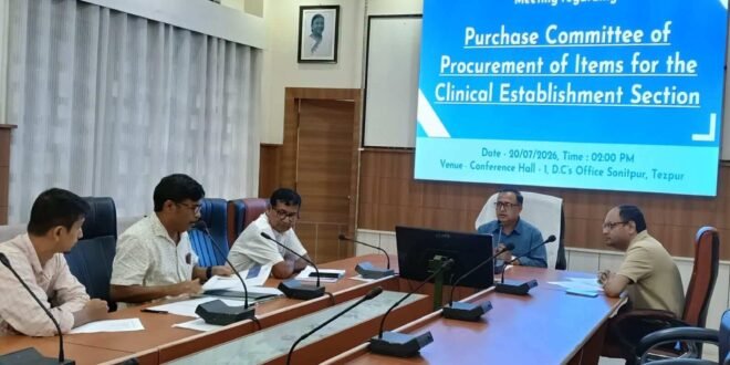 District Commissioner Chairs Purchase Committee Meeting for Procurement of Clinical Establishment Items