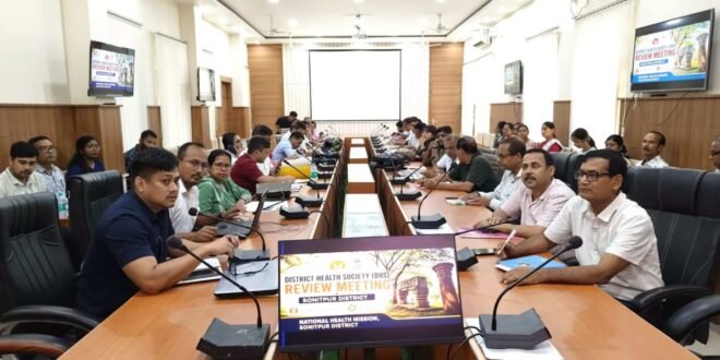 District Health Society Review Meeting Held in Sonitpur