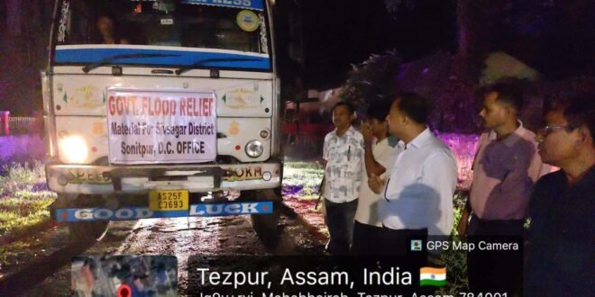 Government Relief Materials Dispatched from Sonitpur to Sivasagar