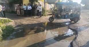 District Commissioner Inspects Road in Front of Nikamul Satra, Tezpur